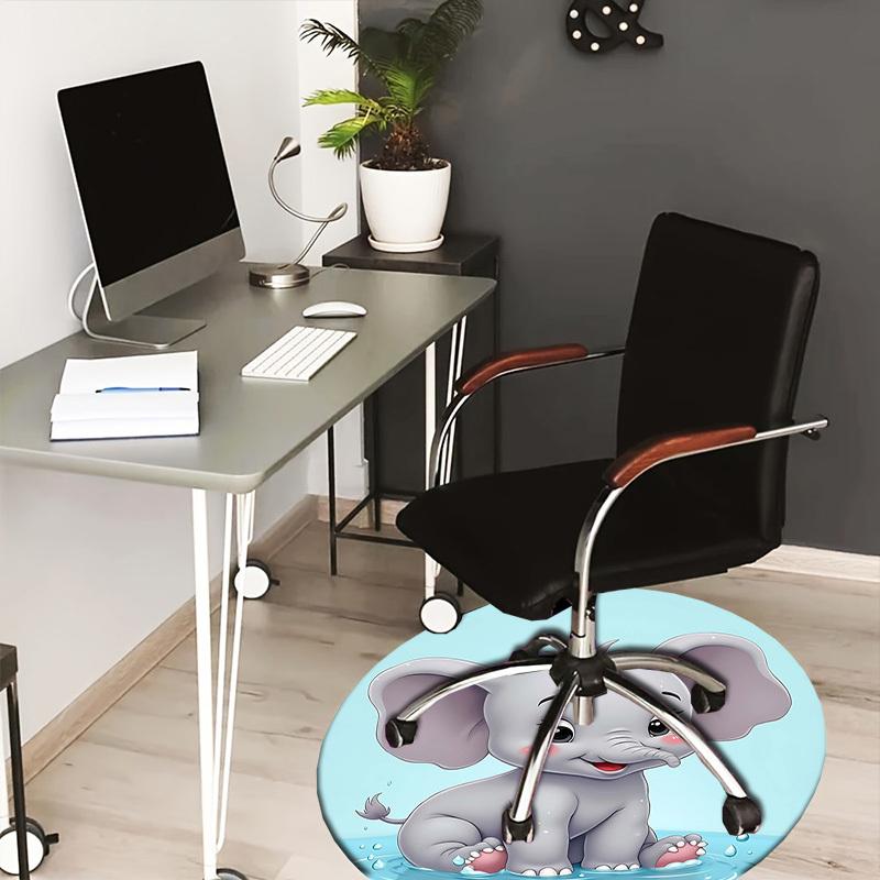 1PC Elephant Water Non-Slip Floor Round carpet, Office, family, bedroom, Large Area Rug Indoor Rugs, Durable Polyester-Z0423 80cm by 80cm
1PC Elephant Water Non-Slip Floor Round carpet, Office, family, bedroom, Large Area Rug Indoor Rugs, Durable Polyester-Z0423 80cm by 80cm