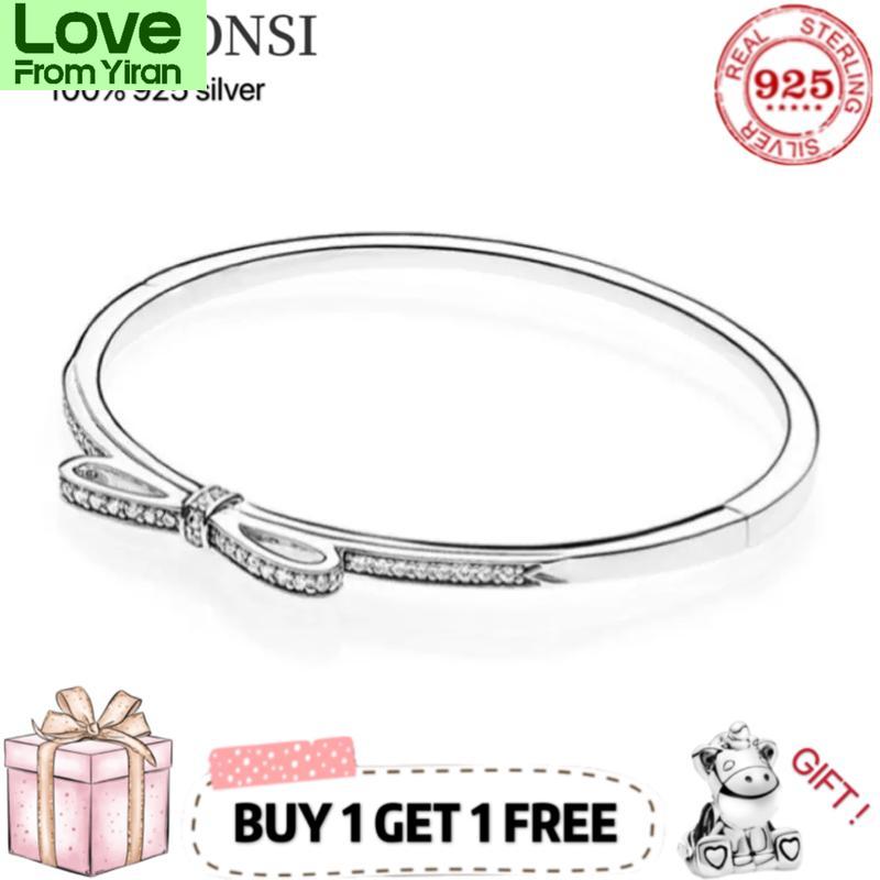 Sale 100 %Real 925 Sterling Silver Pan Bracelet For Women Fit Original Design Bowknot Bangle Diy High Quality Jewelry 21cm
Sale 100 %Real 925 Sterling Silver Pan Bracelet For Women Fit Original Design Bowknot Bangle Diy High Quality Jewelry 21cm