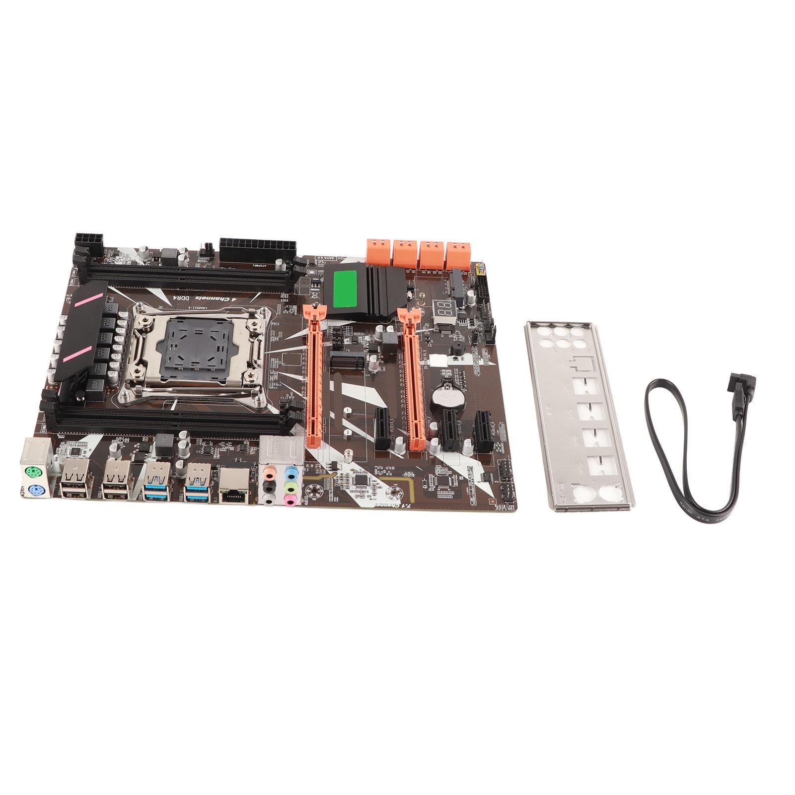 DDR4 Motherboard 5 PCIe Slots 8 SATA3.0 DDR4 Memory High Speed Desktop Motherboard for Computer PC
DDR4 Motherboard 5 PCIe Slots 8 SATA3.0 DDR4 Memory High Speed Desktop Motherboard for Computer PC