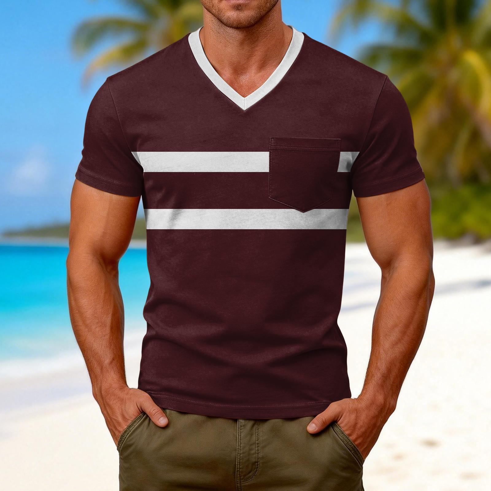 Men s Casual V-Neck Raglan Short-Sleeve Top XL винний
Men s Casual V-Neck Raglan Short-Sleeve Top XL винний