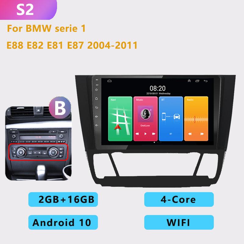 2din Android10 автомобильное радио мультимедиа Carplay авто GPS навигация для BMW serie 1 serie E88 E82 E81 E87 2004-2011
2din Android10 автомобильное радио мультимедиа Carplay авто GPS навигация для BMW serie 1 serie E88 E82 E81 E87 2004-2011