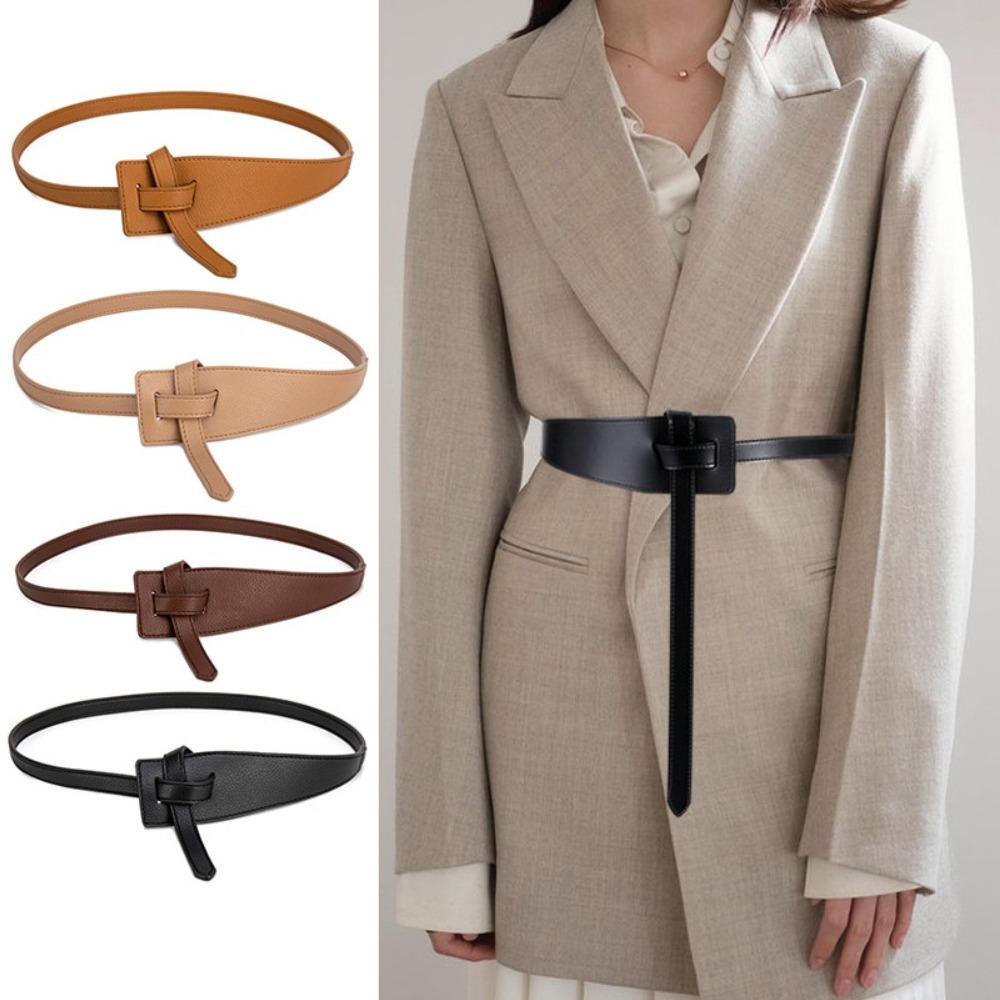 Faux Leather Knot Belts Retro Wide Coat Dress Waistband High Quality PU Leather Waistband
Faux Leather Knot Belts Retro Wide Coat Dress Waistband High Quality PU Leather Waistband
