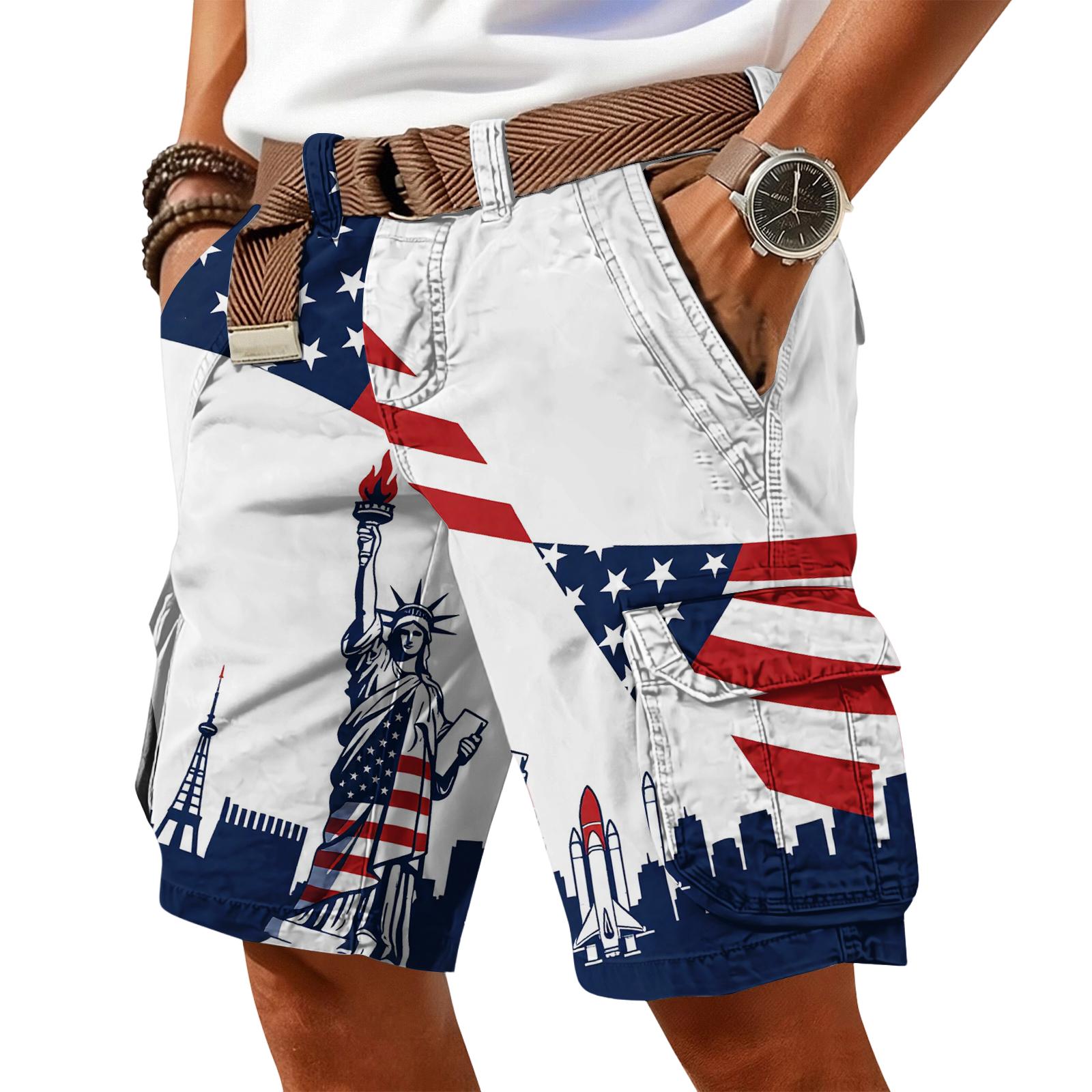 Men s Summer Printed Casual Multi-Pocket Cargo Shorts XL білий
Men s Summer Printed Casual Multi-Pocket Cargo Shorts XL білий