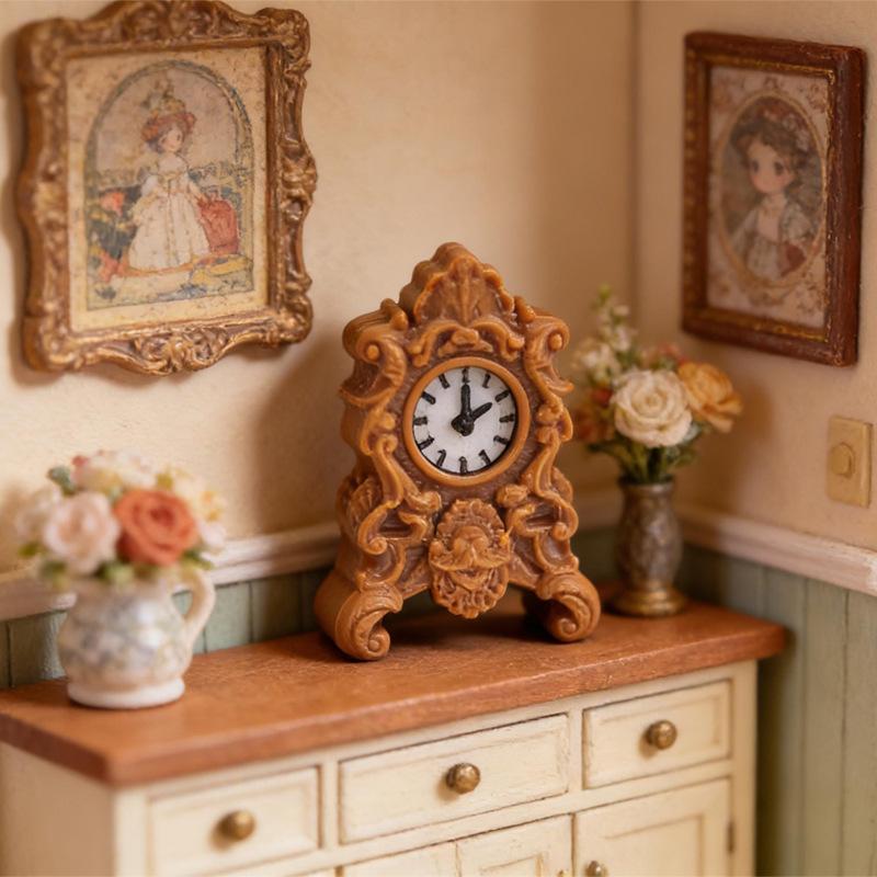 1Pcs Vintage Style Table & Floor Clocks 1:12 Scale Dollhouse Miniature Clock For Doll House Decor Diy Accessories onesize
1Pcs Vintage Style Table & Floor Clocks 1:12 Scale Dollhouse Miniature Clock For Doll House Decor Diy Accessories onesize
