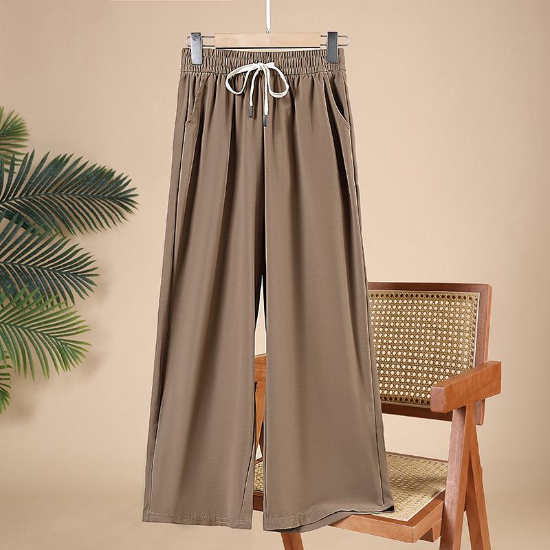 Летние легкие брюки с высокой талией и широкими штанинами для женщин среднего возраста 2XL (90-110 jin)
Летние легкие брюки с высокой талией и широкими штанинами для женщин среднего возраста 2XL (90-110 jin)