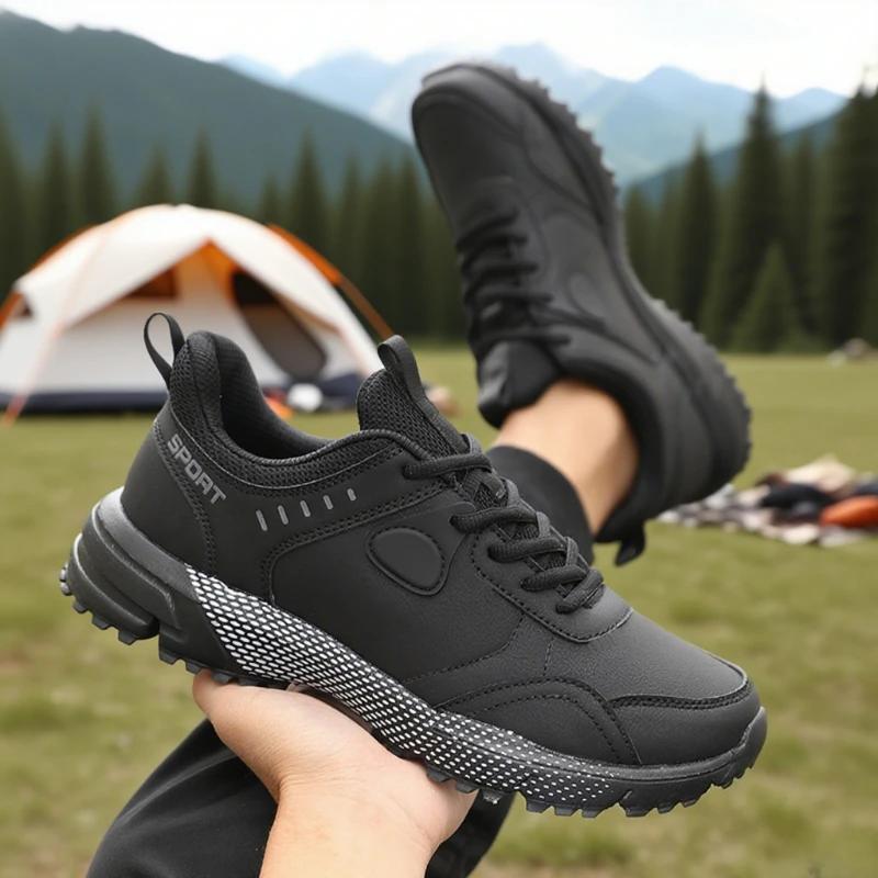 High Quality Men s Sneakers Wear Resistant PU Leather Trail Hiking Shoes All Day Comfort Trendy Look Waterproo Fwork Sneakers 39
High Quality Men s Sneakers Wear Resistant PU Leather Trail Hiking Shoes All Day Comfort Trendy Look Waterproo Fwork Sneakers 39