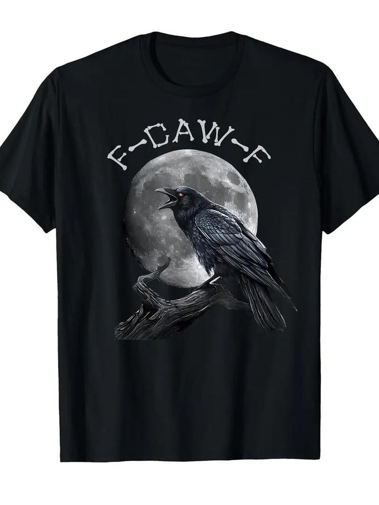 F-Caw-F Black Crow Pun Funny T-Shirt - Humorous Bird Design with F-Caw-F Text, 4XL
F-Caw-F Black Crow Pun Funny T-Shirt - Humorous Bird Design with F-Caw-F Text, 4XL