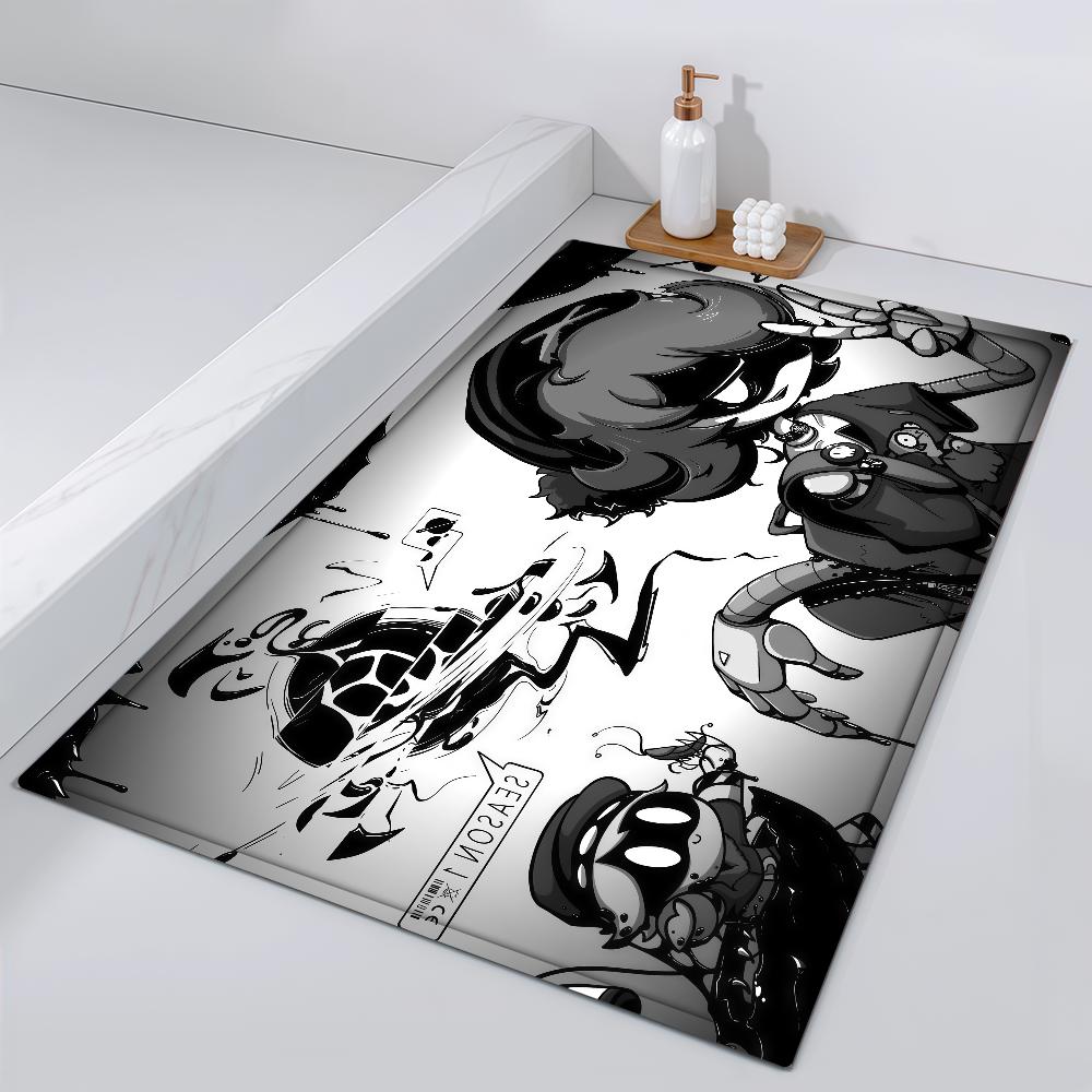 Door Comedy Mat Bedside Entrance Bath M-Murder Floor Cartoon Horror Decoration Corridor Door Mat Carpet Living Room Balcony 40cm x 60cm
Door Comedy Mat Bedside Entrance Bath M-Murder Floor Cartoon Horror Decoration Corridor Door Mat Carpet Living Room Balcony 40cm x 60cm