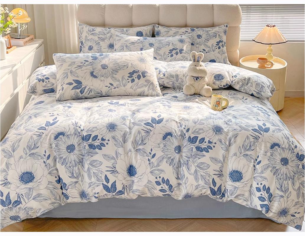 Floral Duvet Cover + 2pcs Pillowcase 100% Cotton Soft Bed Linens, Hotel Bedroom Adult and Kids Single Double Bed Duvet Cover EU-Sigle135x200 3pcs
Floral Duvet Cover + 2pcs Pillowcase 100% Cotton Soft Bed Linens, Hotel Bedroom Adult and Kids Single Double Bed Duvet Cover EU-Sigle135x200 3pcs