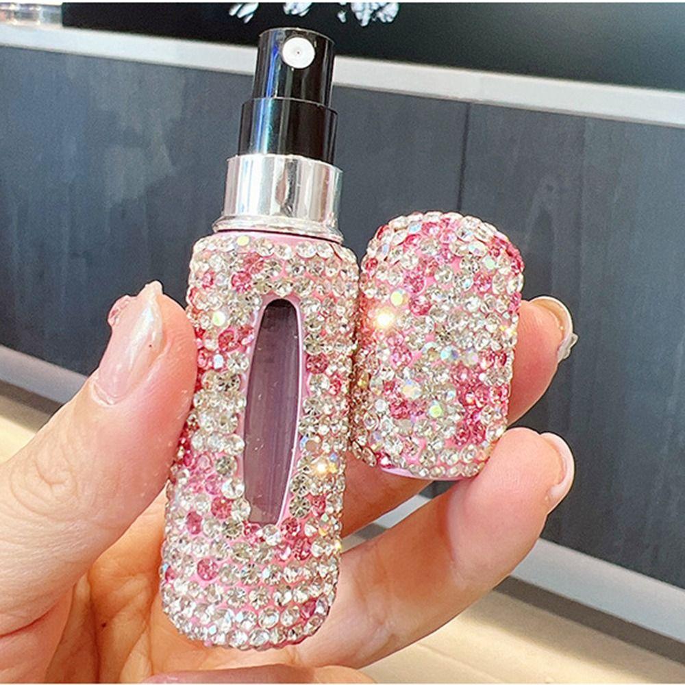 5ml Bottom-filled Perfume Bottle Luxury Refillable Bottle Portable Rhinestones Spray Bottle Women
5ml Bottom-filled Perfume Bottle Luxury Refillable Bottle Portable Rhinestones Spray Bottle Women