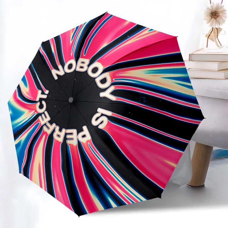 1pc Nobody Is Perfect Automatic Folding Umbrella - Portable Collapsible Design, 8-Rib Iron Frame yy251209075
1pc Nobody Is Perfect Automatic Folding Umbrella - Portable Collapsible Design, 8-Rib Iron Frame yy251209075