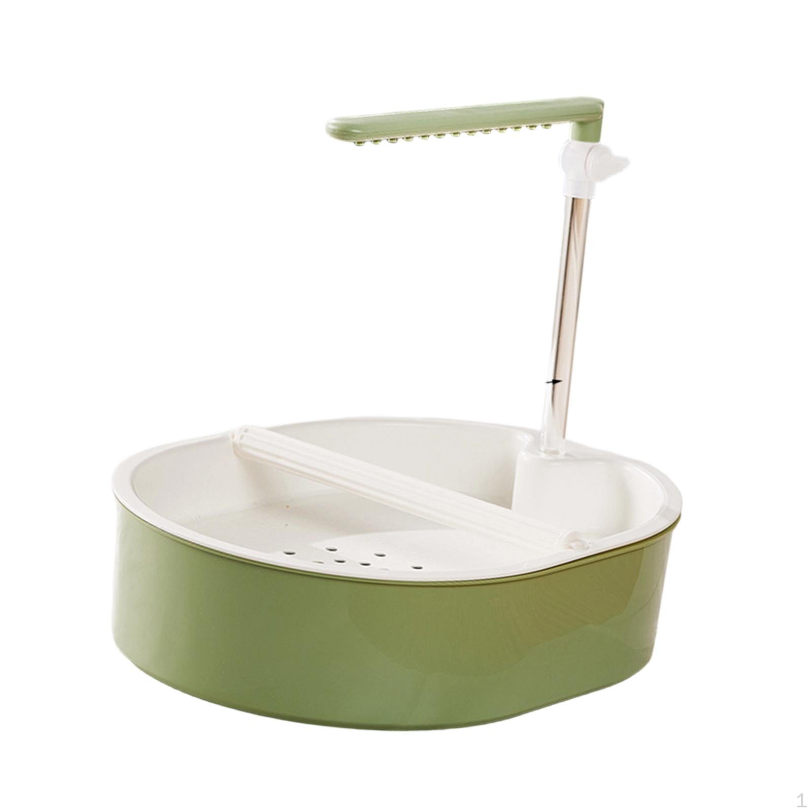 Parrot Bathtub, Automatic Bird Shower, Adjustable for Conures, Cockatiels, Lovebirds And Cockatoos. Style B Green Shower
Parrot Bathtub, Automatic Bird Shower, Adjustable for Conures, Cockatiels, Lovebirds And Cockatoos. Style B Green Shower
