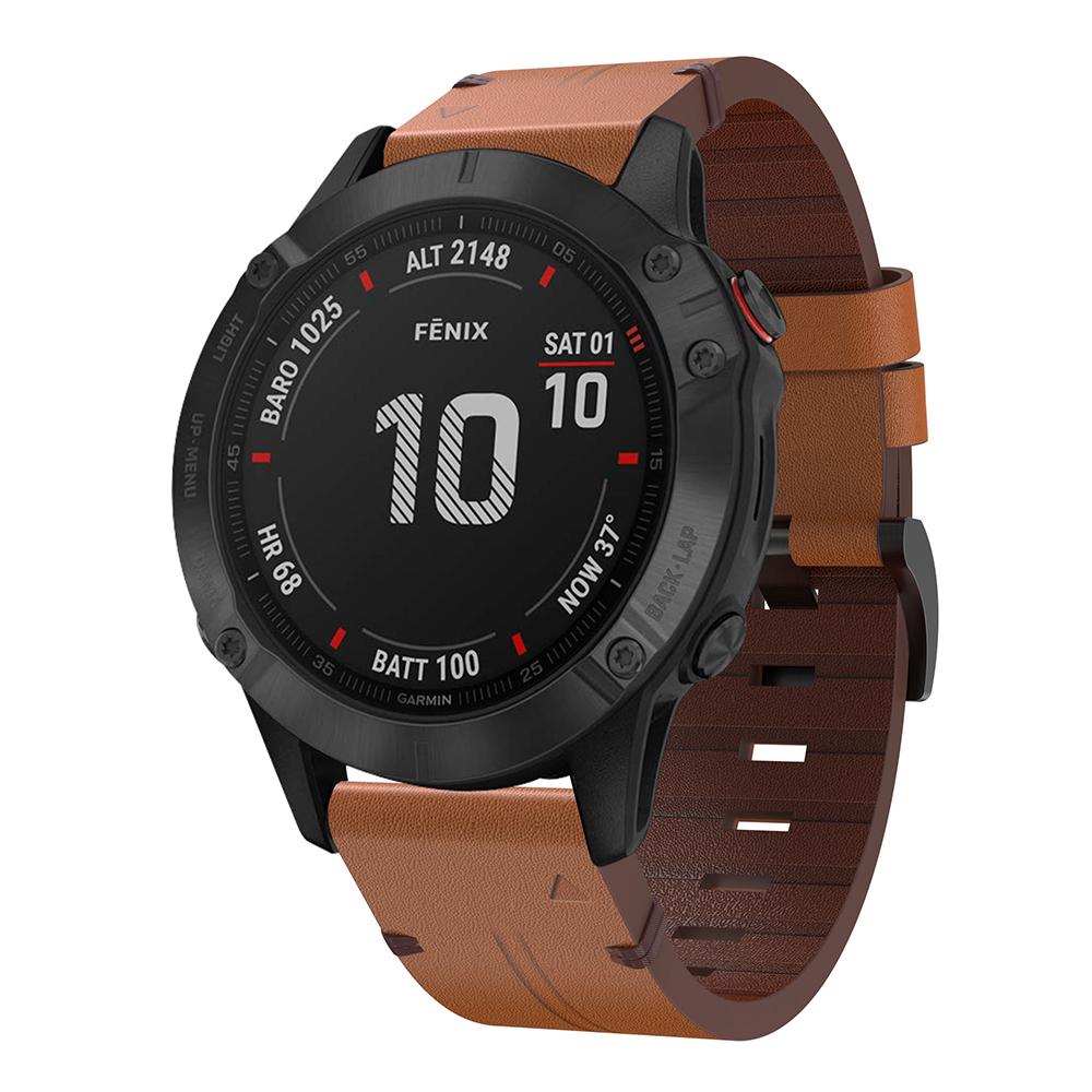 For Garmin Fenix 6/Amazfit Falcon Leather Smart Watch Band Pin Buckle Wrist Strap Replacement Brown
For Garmin Fenix 6/Amazfit Falcon Leather Smart Watch Band Pin Buckle Wrist Strap Replacement Brown