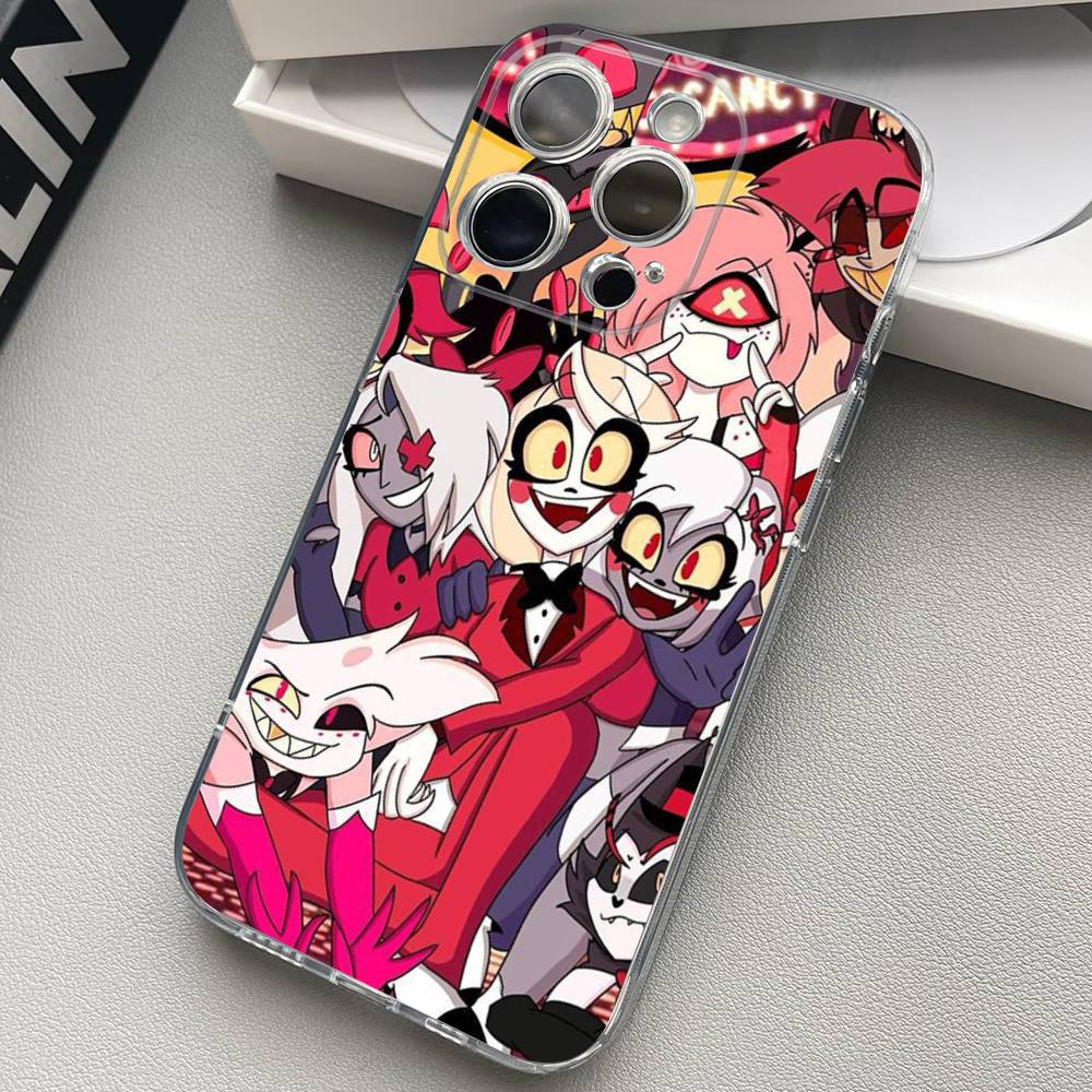 H-Hazbin Hotel Clear Silicone Soft Phone Case For iPhone 11 12 13 14 15 16 Mini 17 Pro Max TPU Phone Case iPhone 16 pro
H-Hazbin Hotel Clear Silicone Soft Phone Case For iPhone 11 12 13 14 15 16 Mini 17 Pro Max TPU Phone Case iPhone 16 pro