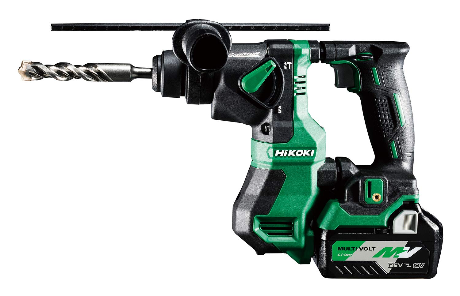 HiKOKI 18V Cordless Hammer Maximum Drilling Capacity 18mm Includes 2 and Drill, One-Hand Type, SDS-Plus Shank, (Concrete), DH18DPA(2XP), Batteries,
HiKOKI 18V Cordless Hammer Maximum Drilling Capacity 18mm Includes 2 and Drill, One-Hand Type, SDS-Plus Shank, (Concrete), DH18DPA(2XP), Batteries,