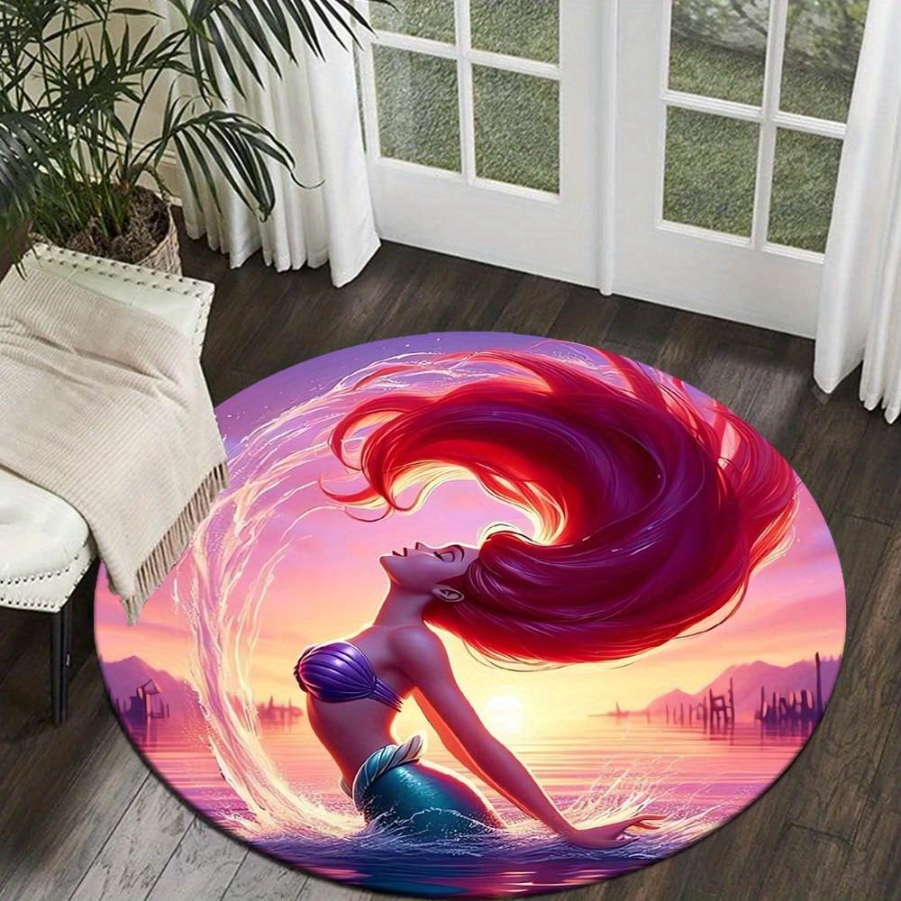 1pc The Little Mermaid Round Area Rug , Playroom Bedroom Living Room Indoor Decor Rug , Perfect for Leisure Areas , Bedside , Cloakroom , an 80cm/31.5in
1pc The Little Mermaid Round Area Rug , Playroom Bedroom Living Room Indoor Decor Rug , Perfect for Leisure Areas , Bedside , Cloakroom , an 80cm/31.5in