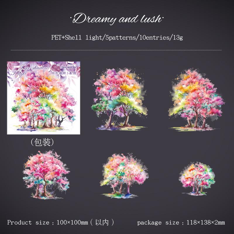 10 pcs INS Forest tree PET Stickers aesthetic Stickers aesthetic Adhesive Diy hand made Junk Journal Scrapbooking material
10 pcs INS Forest tree PET Stickers aesthetic Stickers aesthetic Adhesive Diy hand made Junk Journal Scrapbooking material