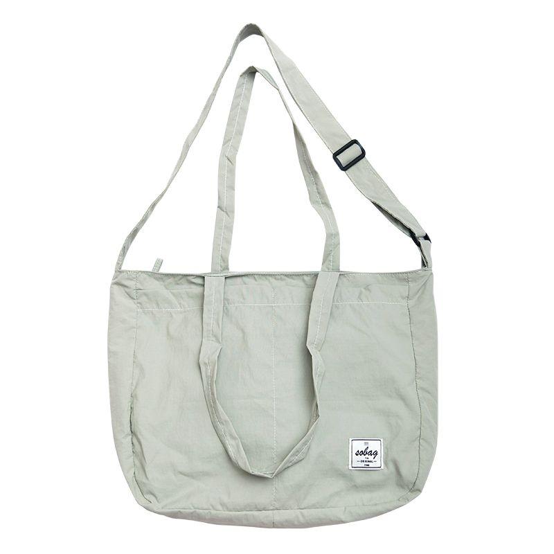 Sobag Lazy One-Shoulder Nylon Multi-Pocket Canvas Bag Rice Gray
Sobag Lazy One-Shoulder Nylon Multi-Pocket Canvas Bag Rice Gray