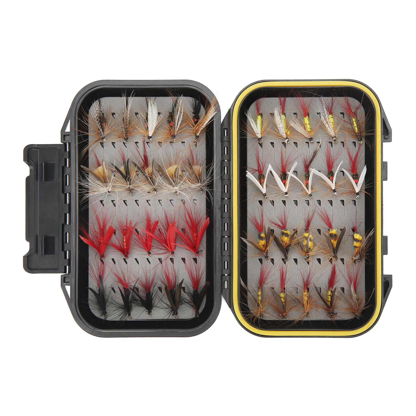 40Pcs Fly Fishing Flies Kit Stainless Steel with Box Lures Baits Attractants Accessories
40Pcs Fly Fishing Flies Kit Stainless Steel with Box Lures Baits Attractants Accessories
