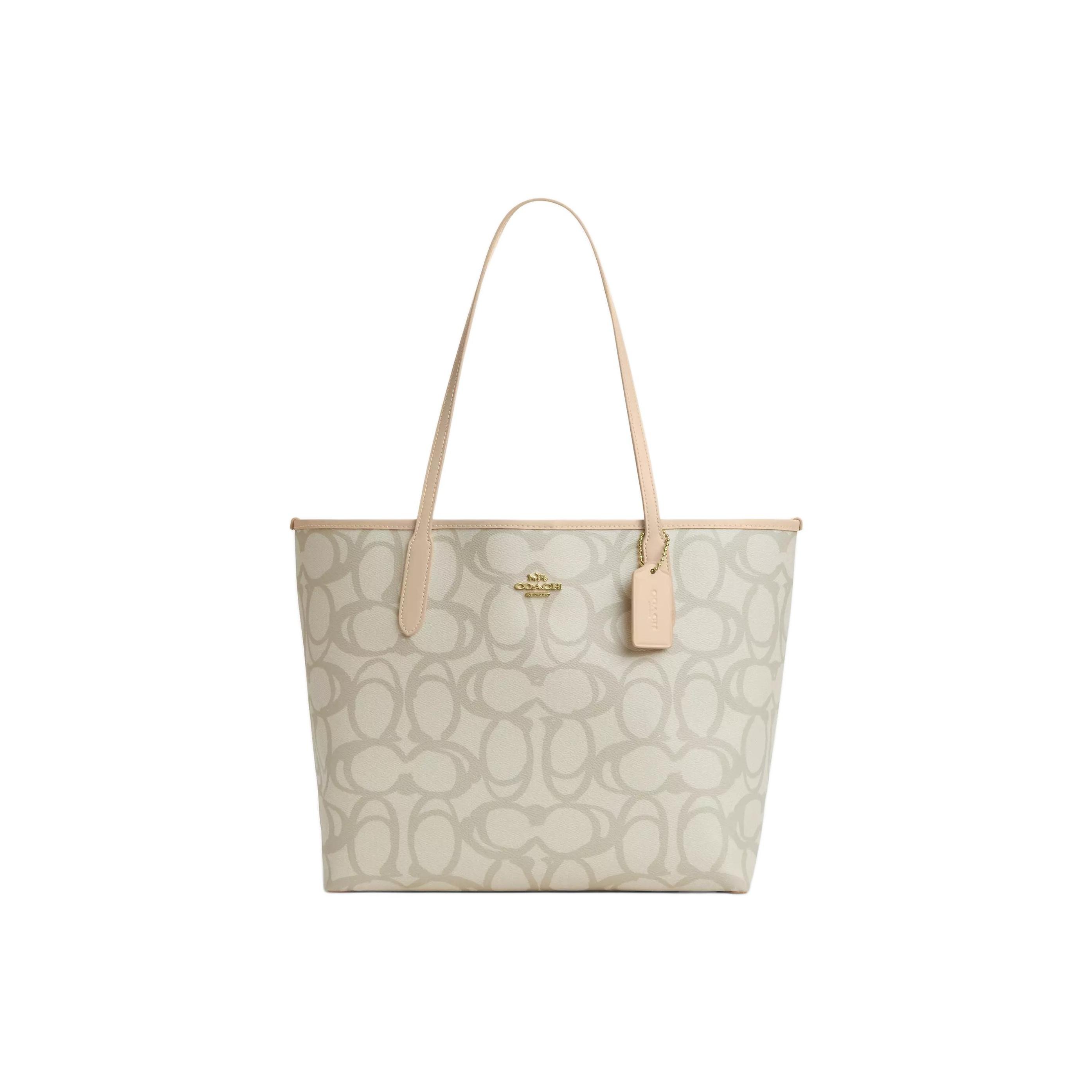 Coach City 33 Classic Print Coated Canvas Tote Bag Women tote bags Gold Ivory CBH89-IMIVO Basic Set (Bag+Dust Bag)
Coach City 33 Classic Print Coated Canvas Tote Bag Women tote bags Gold Ivory CBH89-IMIVO Basic Set (Bag+Dust Bag)