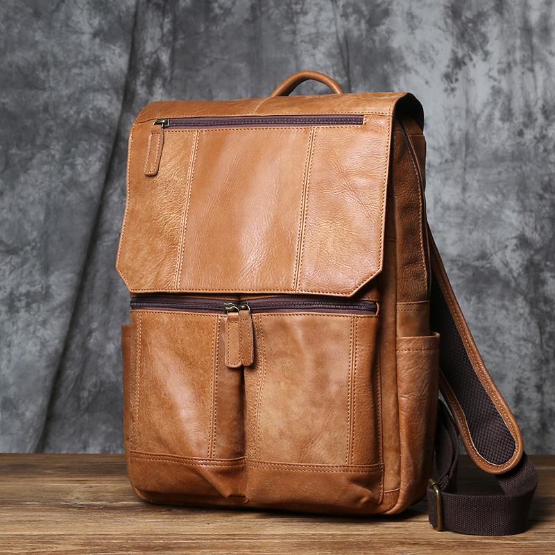 NZPJ Vintage Genuine Leather Men s Backpack Top Layer Cowhide Casual Backpack 16 Laptop Bag Large Capacity Outdoor Travel Bag 16 inches
NZPJ Vintage Genuine Leather Men s Backpack Top Layer Cowhide Casual Backpack 16 Laptop Bag Large Capacity Outdoor Travel Bag 16 inches