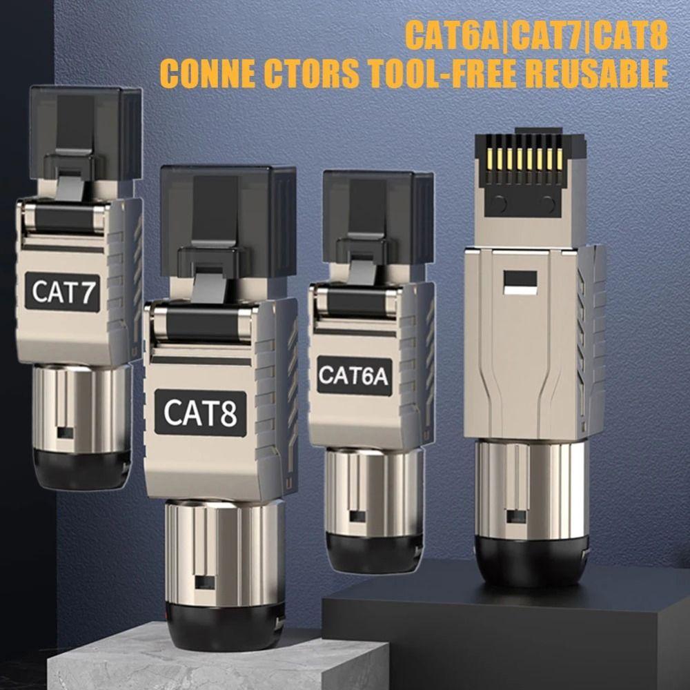 40G LAN кабель RJ45 Cat8 Cat7 Cat6A роз єми 2000MHz Інтернет-штекер RJ45 металевий інструмент CAT6A
40G LAN кабель RJ45 Cat8 Cat7 Cat6A роз єми 2000MHz Інтернет-штекер RJ45 металевий інструмент CAT6A