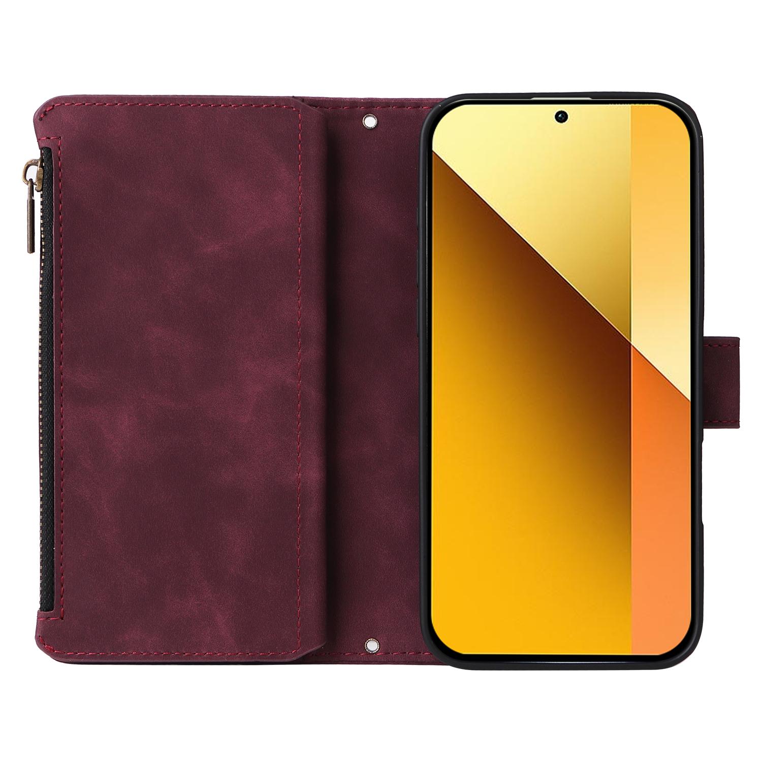 For Xiaomi Redmi 13 4G/5G Case Zipper Wallet Multiple Card Slots Leather Phone Cover Pink
For Xiaomi Redmi 13 4G/5G Case Zipper Wallet Multiple Card Slots Leather Phone Cover Pink