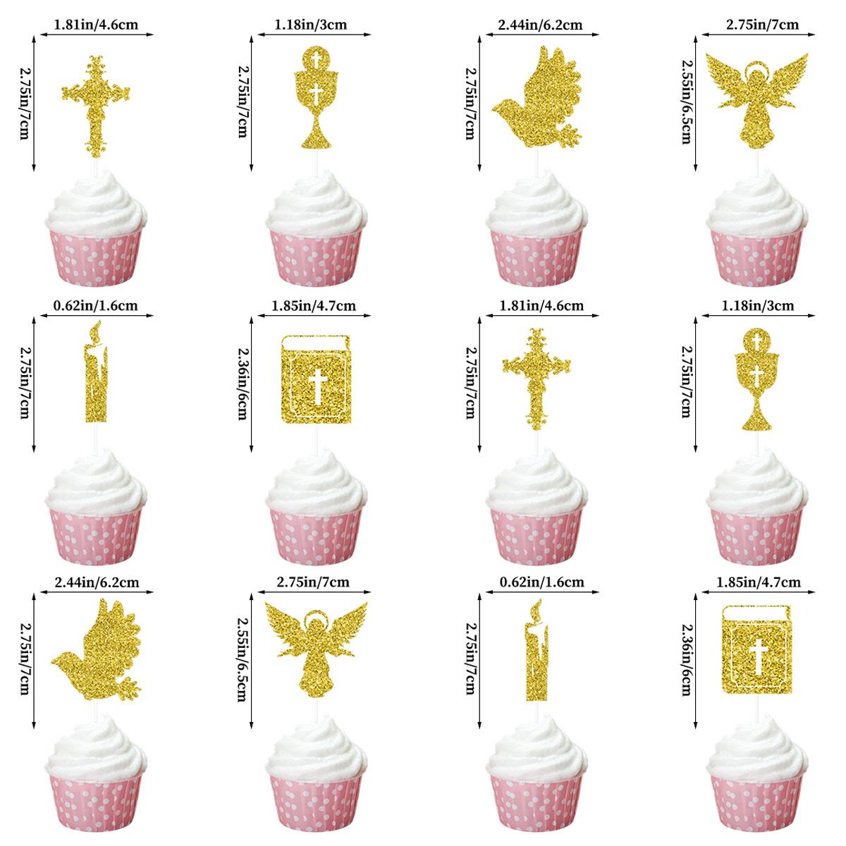 Baby Baptism Communion Party Decoration God Bless Flag Cake Placement Communion small power strip 12 packs
Baby Baptism Communion Party Decoration God Bless Flag Cake Placement Communion small power strip 12 packs