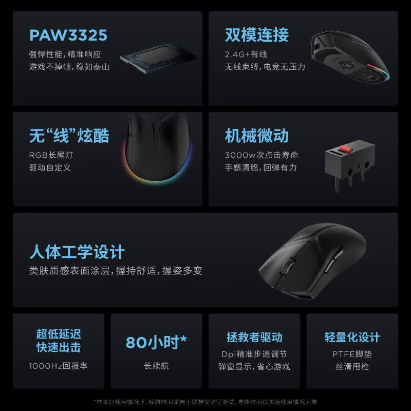 Lenovo Legion M5 Wired Gaming Mouse Phantom Black
Lenovo Legion M5 Wired Gaming Mouse Phantom Black