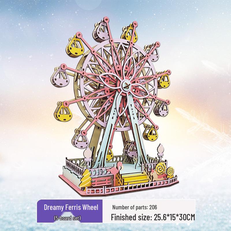 3D деревянная головоломка-комплект для детей и взрослых - развивающая игрушка и подарок
3D деревянная головоломка-комплект для детей и взрослых - развивающая игрушка и подарок