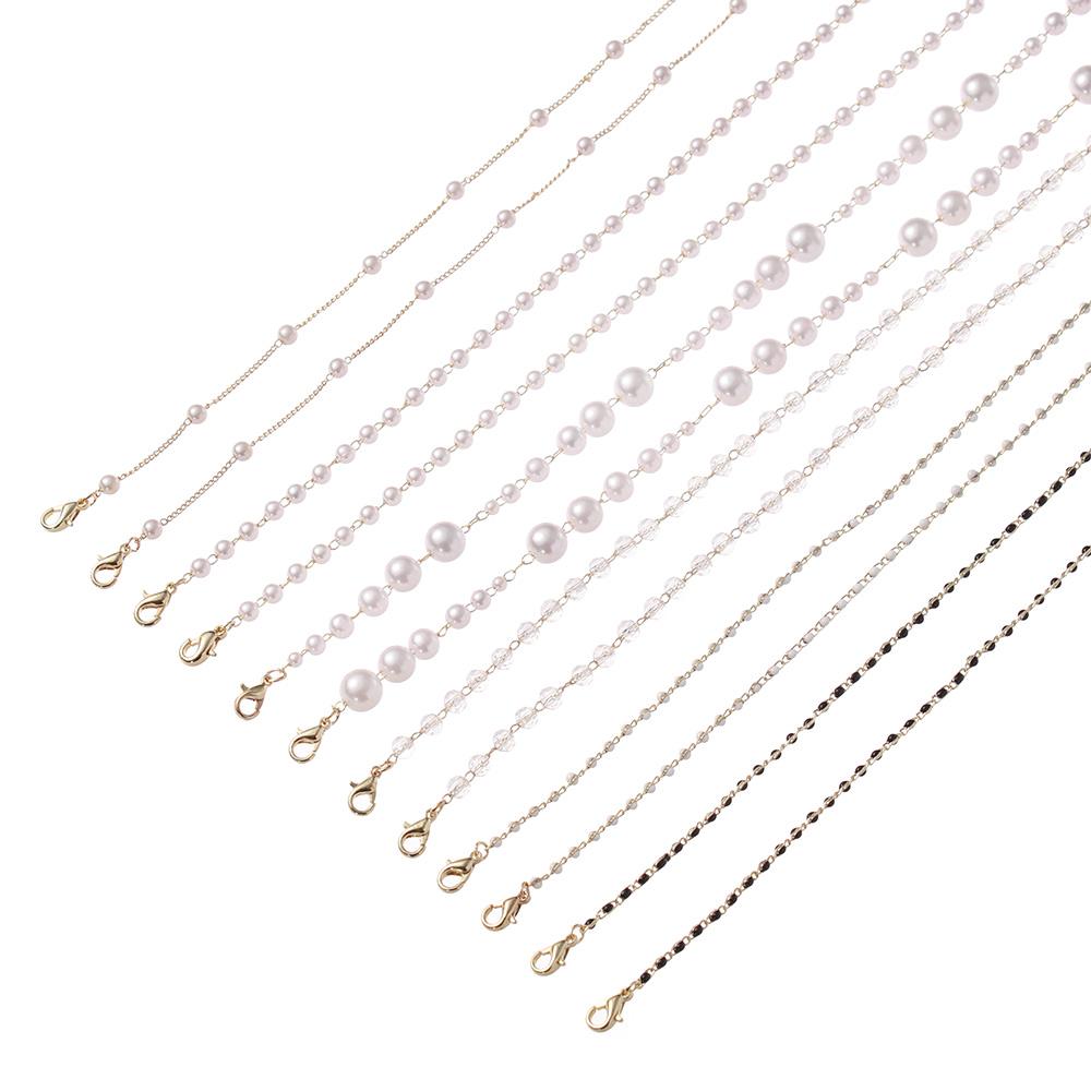 Necklace Anti-lost Acrylic Beaded Chain Reading Glasses Chain Neck Straps Face Mask Lanyards
Necklace Anti-lost Acrylic Beaded Chain Reading Glasses Chain Neck Straps Face Mask Lanyards