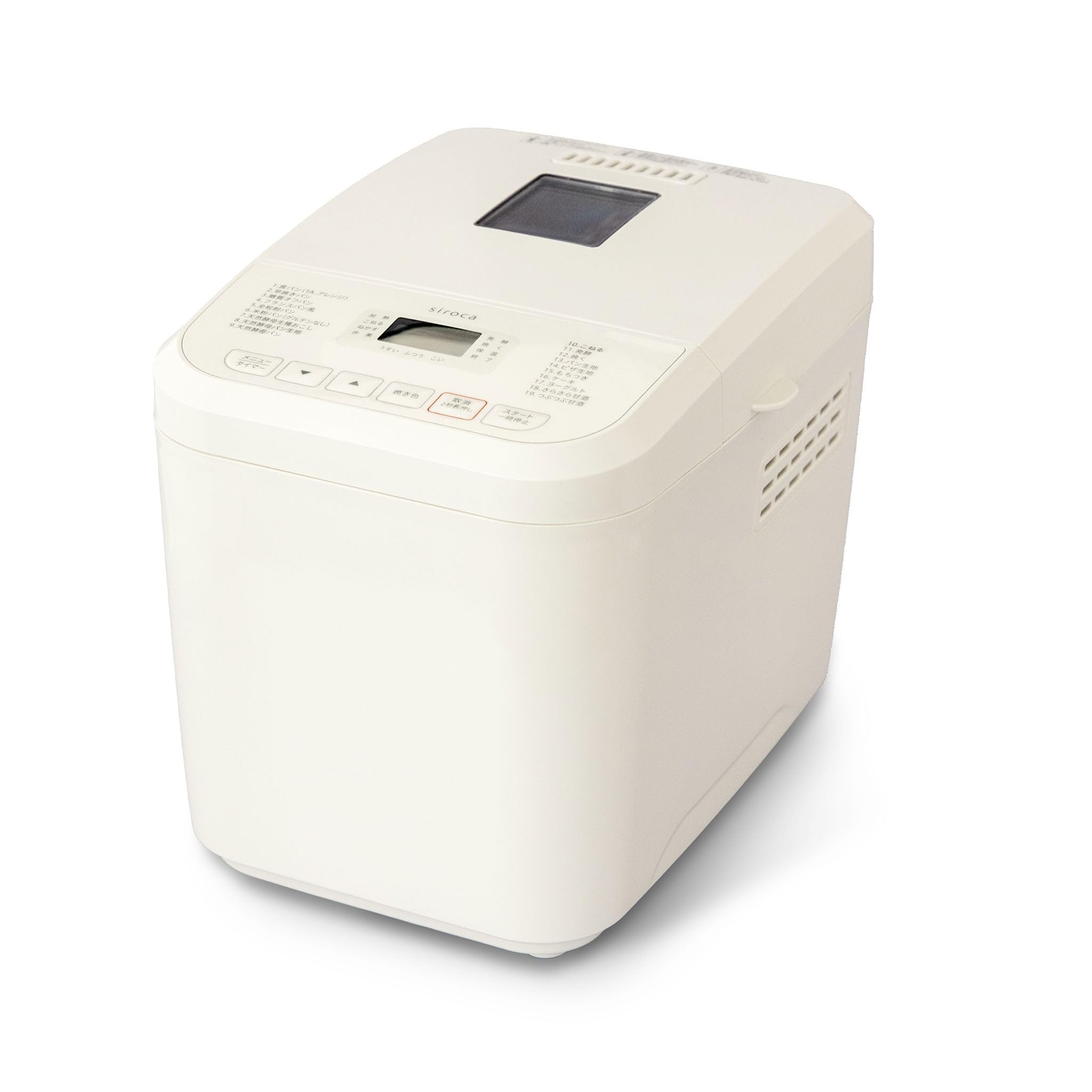 Изготовление буханок хлеба Shiroka Home Bakery от Home Bakery White [Home Bakery/1 тип/20 меню/блюдо с низким содержанием углеводов/машина для приготовления моти/Amazake/контролируемое
Изготовление буханок хлеба Shiroka Home Bakery от Home Bakery White [Home Bakery/1 тип/20 меню/блюдо с низким содержанием углеводов/машина для приготовления моти/Amazake/контролируемое