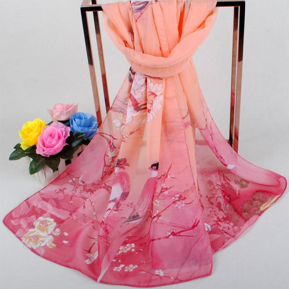 Breathable Long Chiffon Scarf Flower Print Muslim Headband Fashion Scarf Women Style 10
Breathable Long Chiffon Scarf Flower Print Muslim Headband Fashion Scarf Women Style 10