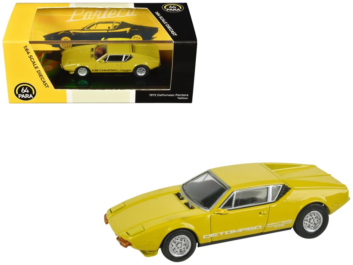 JADI B De Tomaso Pantera 72 Yellow LHD PA55642 1/64 
JADI B De Tomaso Pantera 72 Yellow LHD PA55642 1/64
