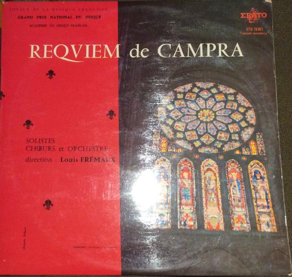 LP Record LOUIS FREMAUX CHORALES PHILIPPE CA Andre Campra Messe De Requiem STU70051 ERATO France Classical Used
LP Record LOUIS FREMAUX CHORALES PHILIPPE CA Andre Campra Messe De Requiem STU70051 ERATO France Classical Used