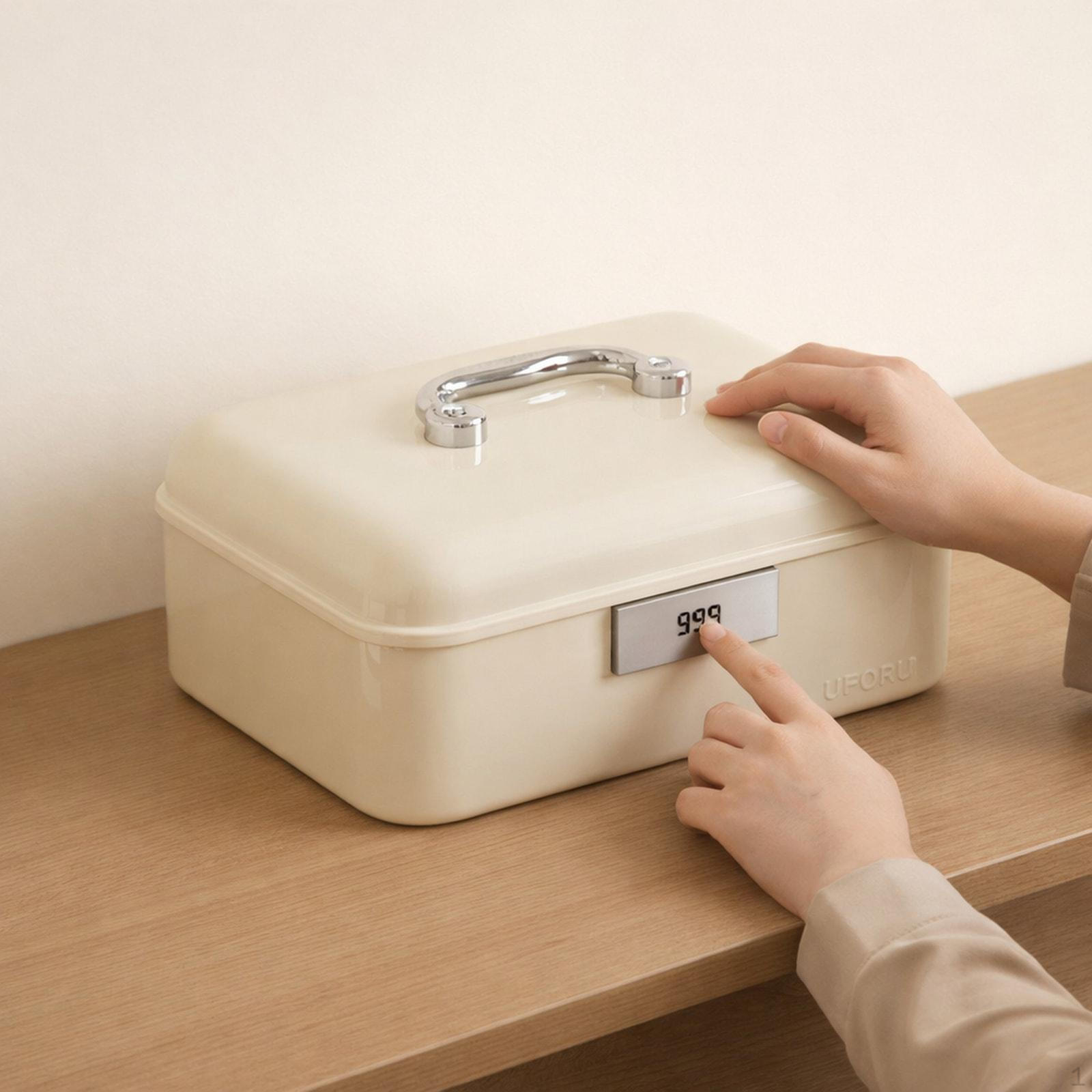 Combined Storage Box with Password Organizer, for Documents at Home And in The Office. Cream White
Combined Storage Box with Password Organizer, for Documents at Home And in The Office. Cream White