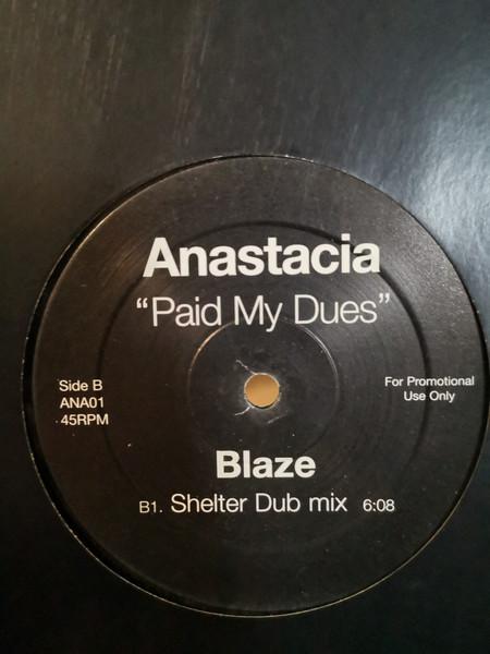 12inch Record ANASTACIA - Paid My Dues (Blaze Remixes) ANA01PROMO Not On Label 2001 UK Dance & Electronica Used
12inch Record ANASTACIA - Paid My Dues (Blaze Remixes) ANA01PROMO Not On Label 2001 UK Dance & Electronica Used