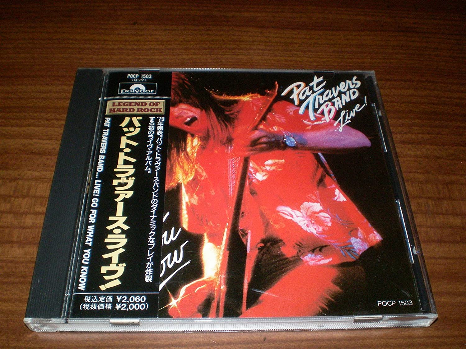 CD PAT TRAVERS - Live ! Go For What You Know POCP1503 Polydor 1990 Japan Rock Used
CD PAT TRAVERS - Live ! Go For What You Know POCP1503 Polydor 1990 Japan Rock Used
