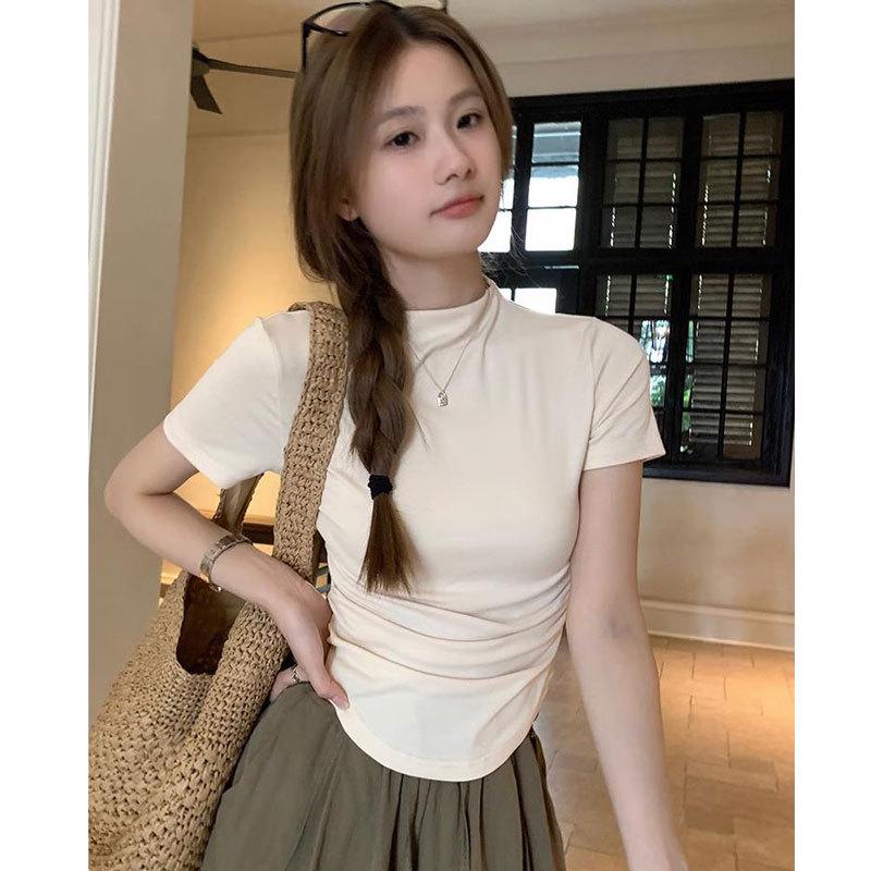 Women s Slimming High-Waist Cropped T-shirt - Sweet & Spicy Summer Style M (80-95 jin) белый
Women s Slimming High-Waist Cropped T-shirt - Sweet & Spicy Summer Style M (80-95 jin) белый