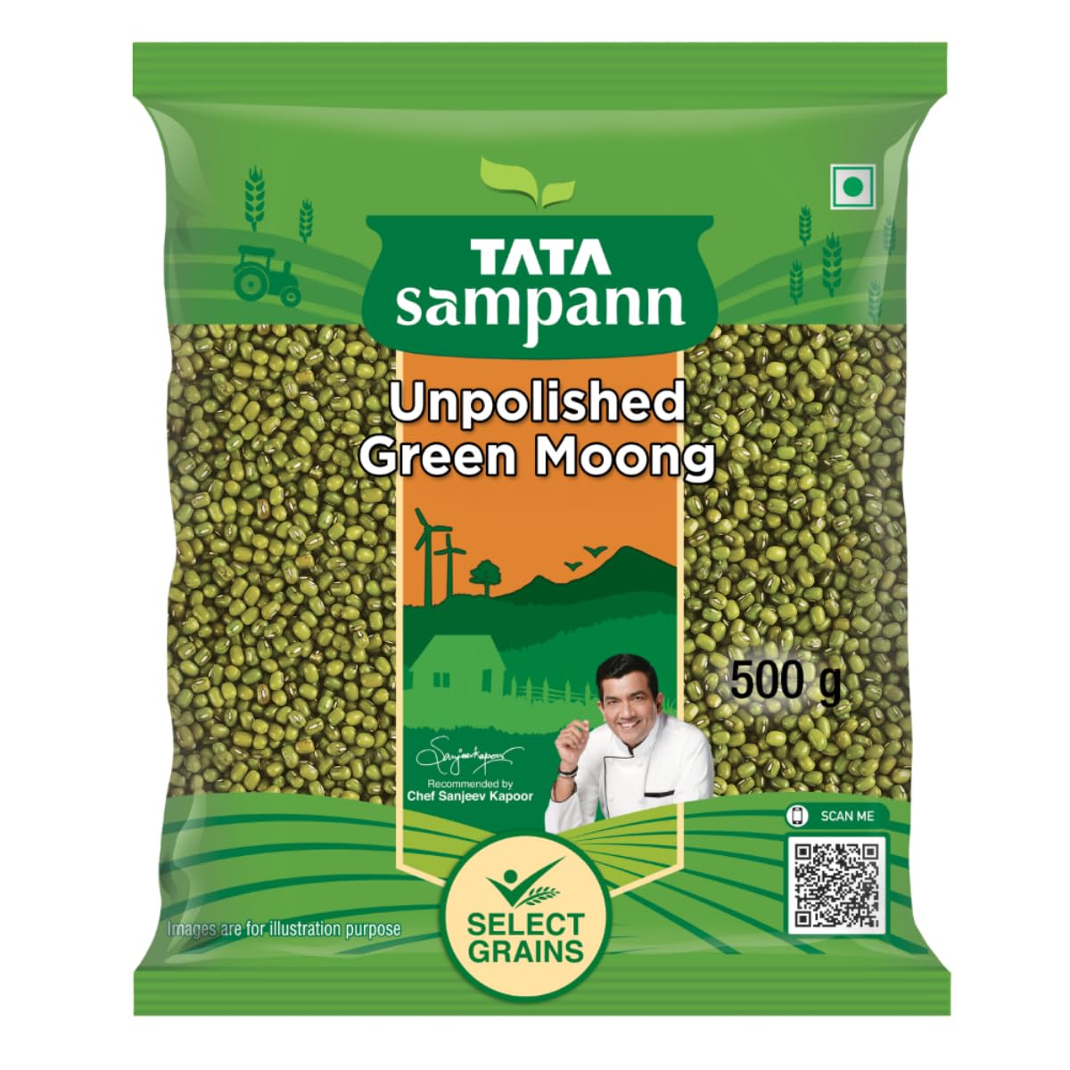 Tata Sampann Unpolished Green Moong Dal Whole 500gm Premium Protein-Rich Indian Lentils
Tata Sampann Unpolished Green Moong Dal Whole 500gm Premium Protein-Rich Indian Lentils