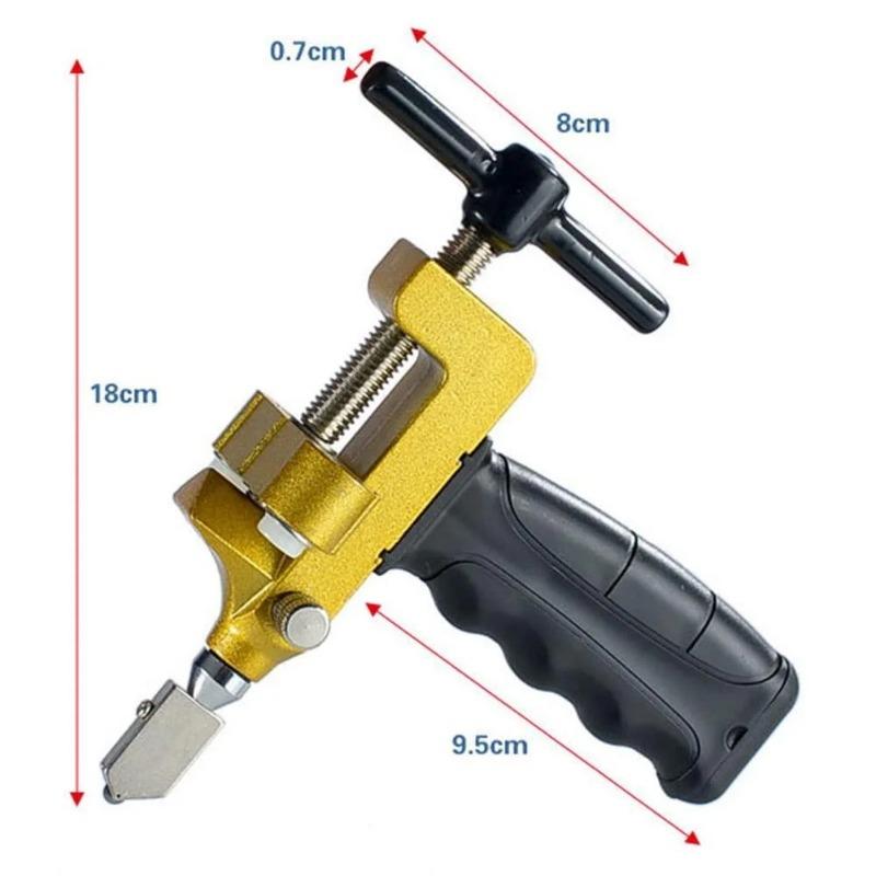 For Cutting Breaking Glass Ceramic Tile Glazed Tile 2 In 1 Manual Glass Tile Cutter Hand Tools Set with 2 Tungsten Steel Blades
For Cutting Breaking Glass Ceramic Tile Glazed Tile 2 In 1 Manual Glass Tile Cutter Hand Tools Set with 2 Tungsten Steel Blades