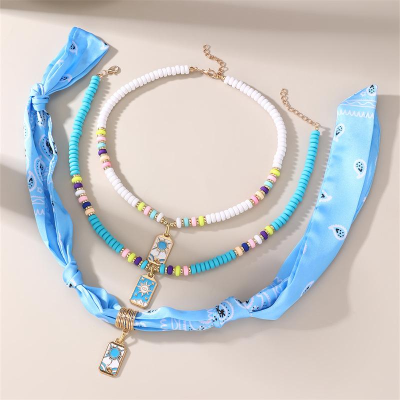 Креативное новое шелковое ожерелье-шарф, длинная подвеска, женская шейная цепочка, ювелирное изделие из трех частей
Креативное новое шелковое ожерелье-шарф, длинная подвеска, женская шейная цепочка, ювелирное изделие из трех частей