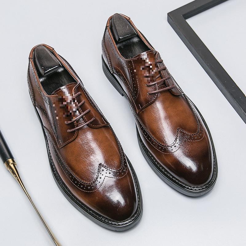 Резные Броки Маленькие Кожаные Туфли Обувь для Внешней Торговли Туфли Платья Кожаные Большой Размер Мужские Офисные Британские Деловые Повседневные 45
Резные Броки Маленькие Кожаные Туфли Обувь для Внешней Торговли Туфли Платья Кожаные Большой Размер Мужские Офисные Британские Деловые Повседневные 45