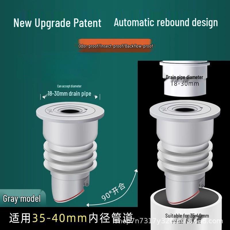 Silicone Anti-Odor Sealing Ring for Kitchen Drain and Washing Machine Pipes
Silicone Anti-Odor Sealing Ring for Kitchen Drain and Washing Machine Pipes