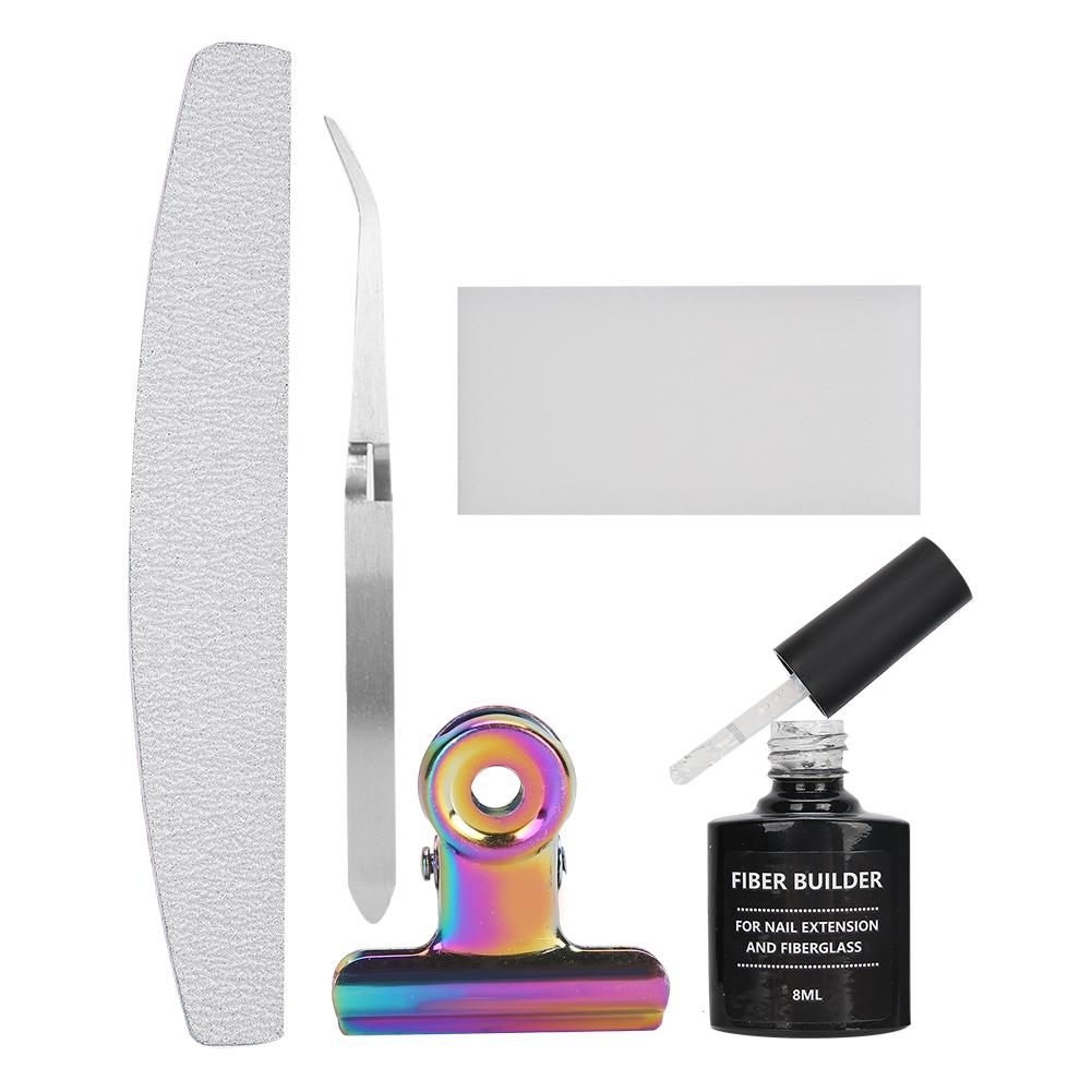 Nail File Nail Art NonWoven Silk Fiberglass Extension Gel with Tweezers and Shaped Clip
Nail File Nail Art NonWoven Silk Fiberglass Extension Gel with Tweezers and Shaped Clip