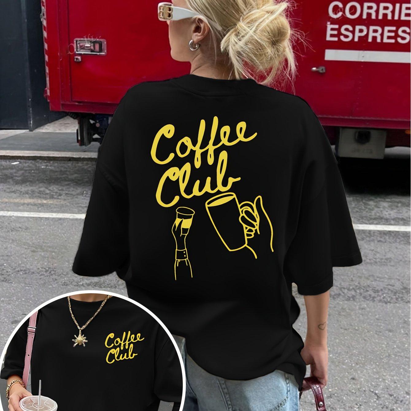 Plus Size Summer Womens Retro Coffee Print TShirt Cotton Breathable Stylish Versatile Street Style Oversized 4XL
Plus Size Summer Womens Retro Coffee Print TShirt Cotton Breathable Stylish Versatile Street Style Oversized 4XL