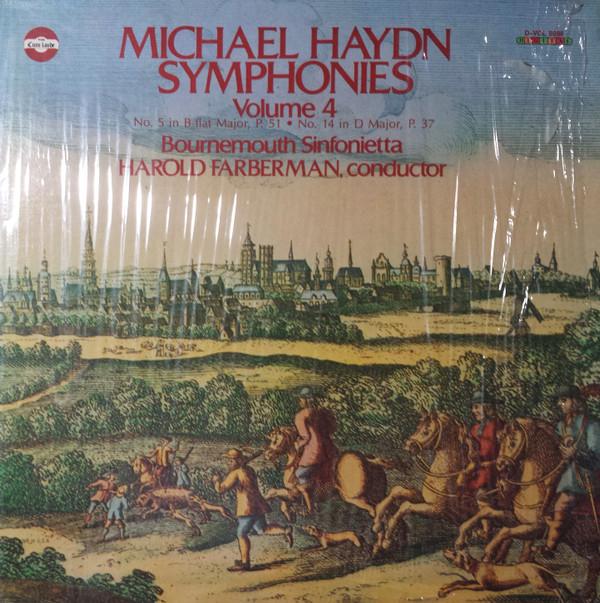 LP Record MICHAEL HAYDN BOURNEMOUTH SINFONI Symphonies Volume 4 DVCL9086 Vox Cum Laude 1984 US Classical Used
LP Record MICHAEL HAYDN BOURNEMOUTH SINFONI Symphonies Volume 4 DVCL9086 Vox Cum Laude 1984 US Classical Used