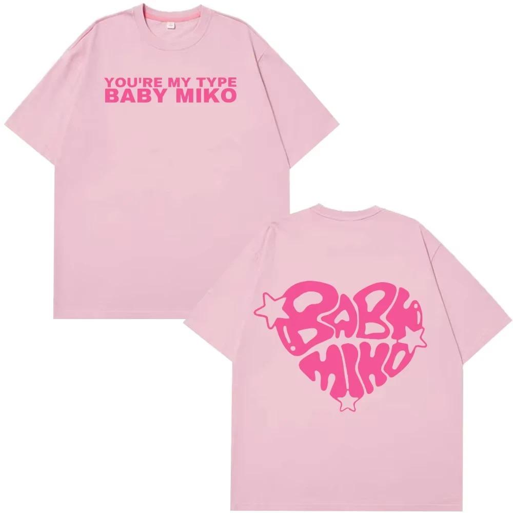 Baby Miko You re My Type Double-Sided T-Shirt Pink Heart Logo Black Cotton Oversized Streetwear Unisex Tee XXXL
Baby Miko You re My Type Double-Sided T-Shirt Pink Heart Logo Black Cotton Oversized Streetwear Unisex Tee XXXL