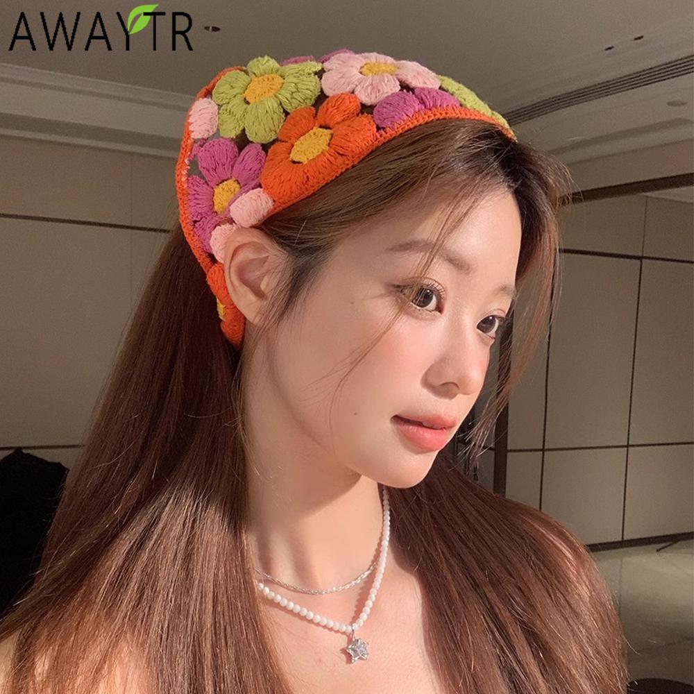 AWAYTR Knitted Orange Flower Headband Hair Scarf Bands for Women Party Headwear Spring Print Bandana Turban Hairband Headpiece
AWAYTR Knitted Orange Flower Headband Hair Scarf Bands for Women Party Headwear Spring Print Bandana Turban Hairband Headpiece