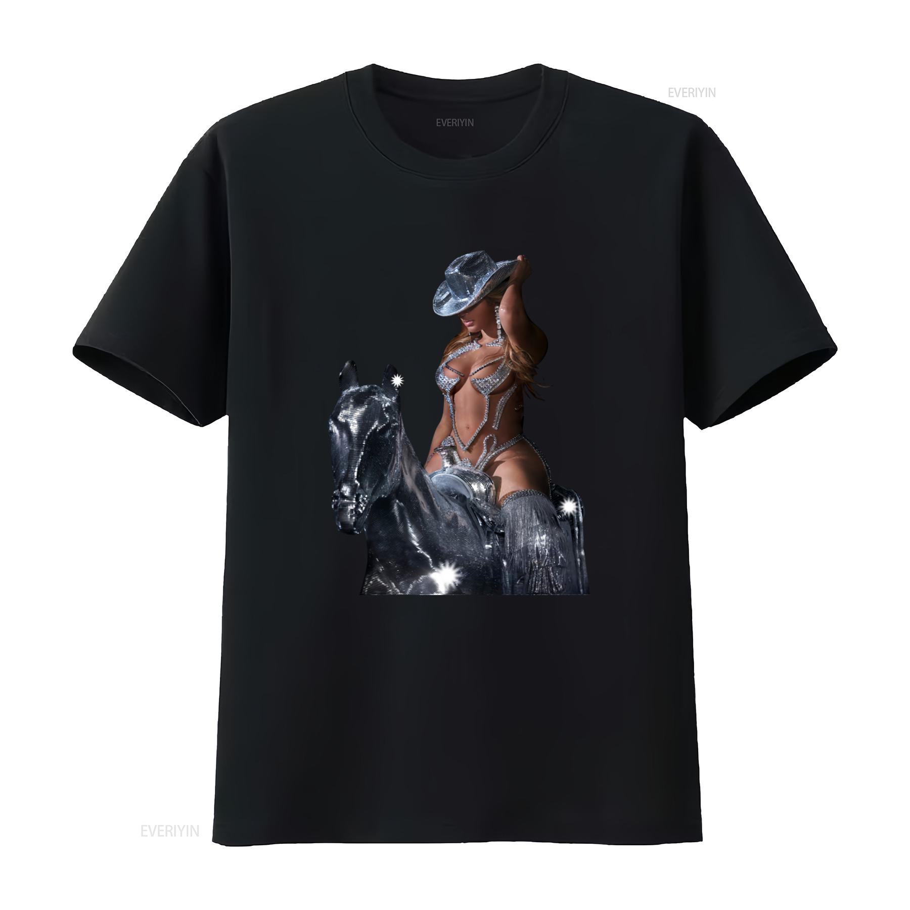 Limited Beyonce Tour 2023 T Shirt Vintage Black with Shiny Sequin Cowgirl Riding Horse Print Nh261 vintage Washed Casual Soft 4XL
Limited Beyonce Tour 2023 T Shirt Vintage Black with Shiny Sequin Cowgirl Riding Horse Print Nh261 vintage Washed Casual Soft 4XL